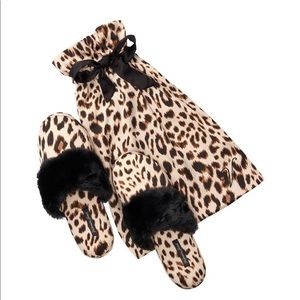 Victoria’s Secret Cheetah Print Slippers